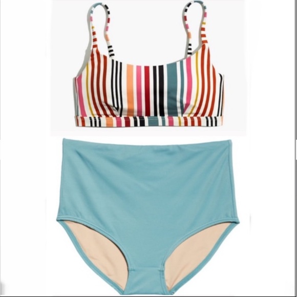 Madewell Other - Madewell Second Wave 1 Bikini Top & 1 Bottom Mix